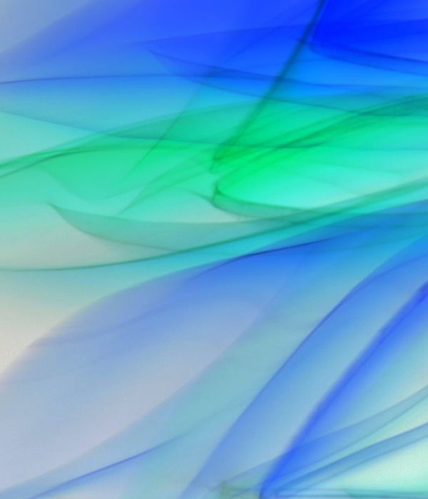 Abstract blue waves representing smooth physical movement and balance